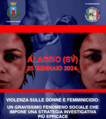 25 gennaio corso Violenza sulle donne e femminicidio