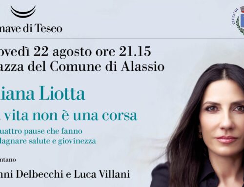 “La vita non è una corsa”: ad Alassio la presentazione del libro di Eliana Liotta