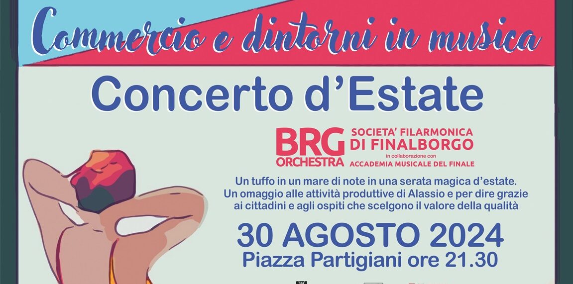 In arrivo venerdì 30 agosto il Concerto d’Estate in Piazza Partigiani