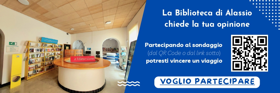 La Biblioteca di Alassio ammessa ad un sondaggio europeo